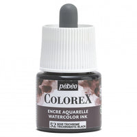 Pebeo Colorex υγρή ακουαρέλα 45 ml – Τριχρωματικό μαύρο
