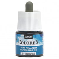 Pebeo Colorex υγρή ακουαρέλα 45 ml – Τυρκουάζ μπλε