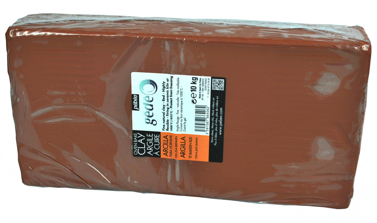 Pebeo Gédéo πηλός κεραμικής 5 kg κόκκινος – 10 kg červená