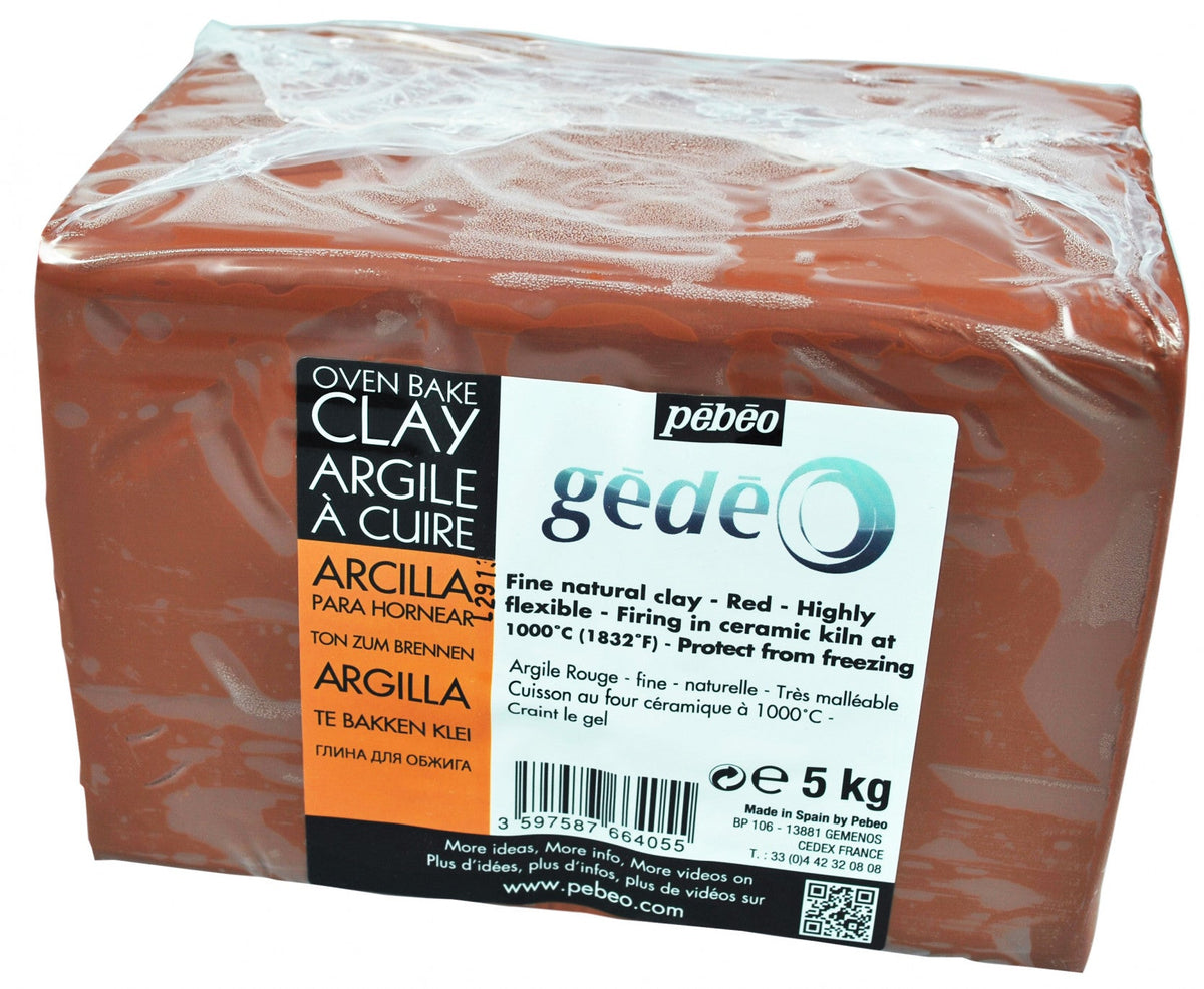 Pebeo Gédéo πηλός κεραμικής 5 kg κόκκινος – 5 kg červená