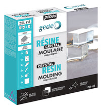 Κρυστάλλινη εποξική ρητίνη Pebeo Gédéo Crystal Resin 150 ml διάφανη