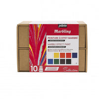 Pebeo Marbling σετ χρωμάτων μαρμαρογραφίας 10 x 45 ml