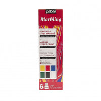 Pebeo Marbling σετ χρωμάτων μαρμαρογραφίας 6 x 20 ml