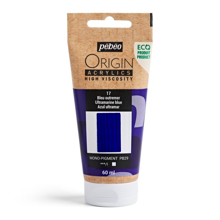 Pebeo ORIGIN Ακρυλικό χρώμα 60 ml | Διάφορες αποχρώσεις - Ουλτραμαρίν Μπλε