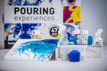 Pebeo πλήρες σετ acrylic pouring – 47 τμχ