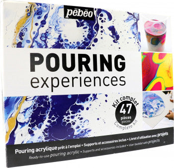 Pebeo πλήρες σετ acrylic pouring – 47 τμχ
