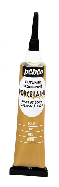 Pebeo Porcelaine 150 ανάγλυφο περίγραμμα πορσελάνης 20 ml – Χρυσό