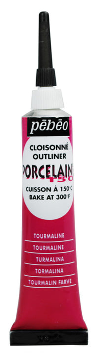 Pebeo Porcelaine 150 ανάγλυφο περίγραμμα πορσελάνης 20 ml – Κόκκινο Τουρμαλίνης