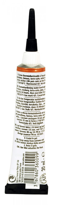Pebeo Porcelaine 150 ανάγλυφο περίγραμμα πορσελάνης 20 ml
