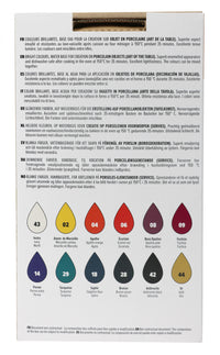 Pebeo Porcelaine 150 σετ χρωμάτων πορσελάνης 12 x 20 ml Exploration 1