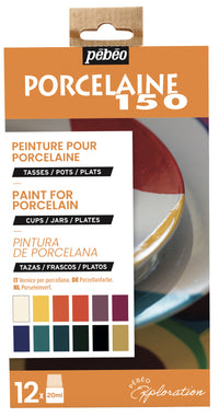 Pebeo Porcelaine 150 σετ χρωμάτων πορσελάνης 12 x 20 ml Exploration 1