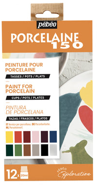 Pebeo Porcelaine 150 σετ χρωμάτων πορσελάνης 12 x 20 ml Exploration 2