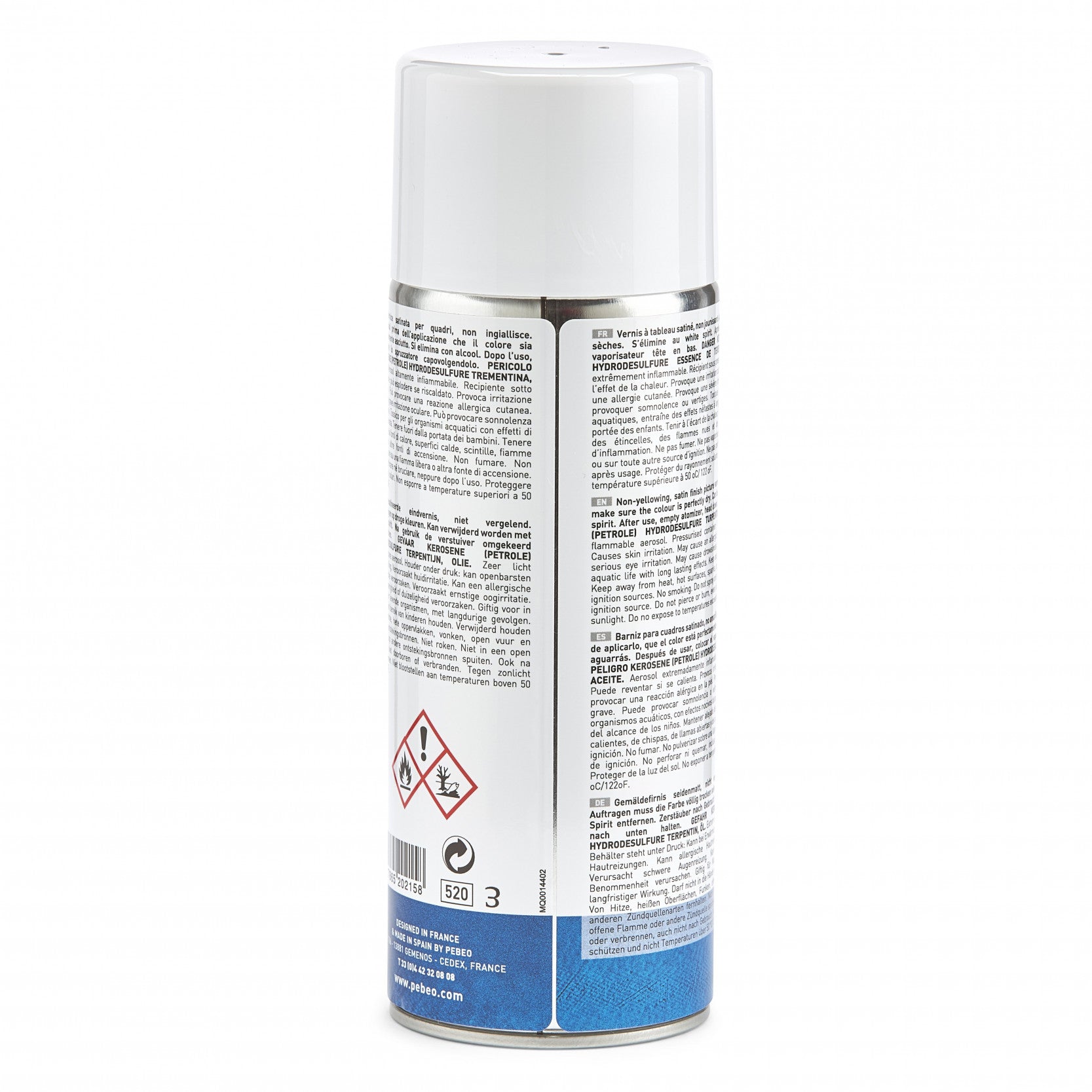 Pebeo σατινέ βερνίκι σε σπρέι 400 ml