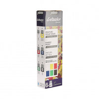 Pebeo Setacolor σετ καλυπτικά χρώματα υφάσματος 6 x 20 ml