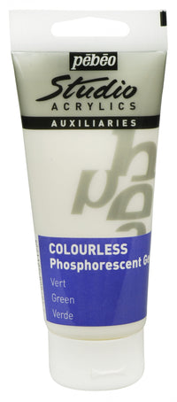 Pebeo Studio ακρυλικό τζελ 100 ml - Phosphorescent Green
