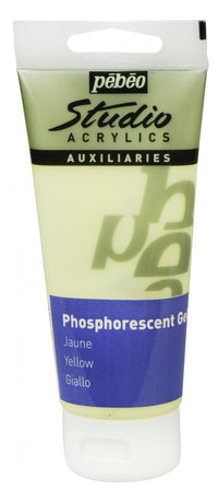 Pebeo Studio ακρυλικό τζελ 100 ml Phosphorescent Yellow