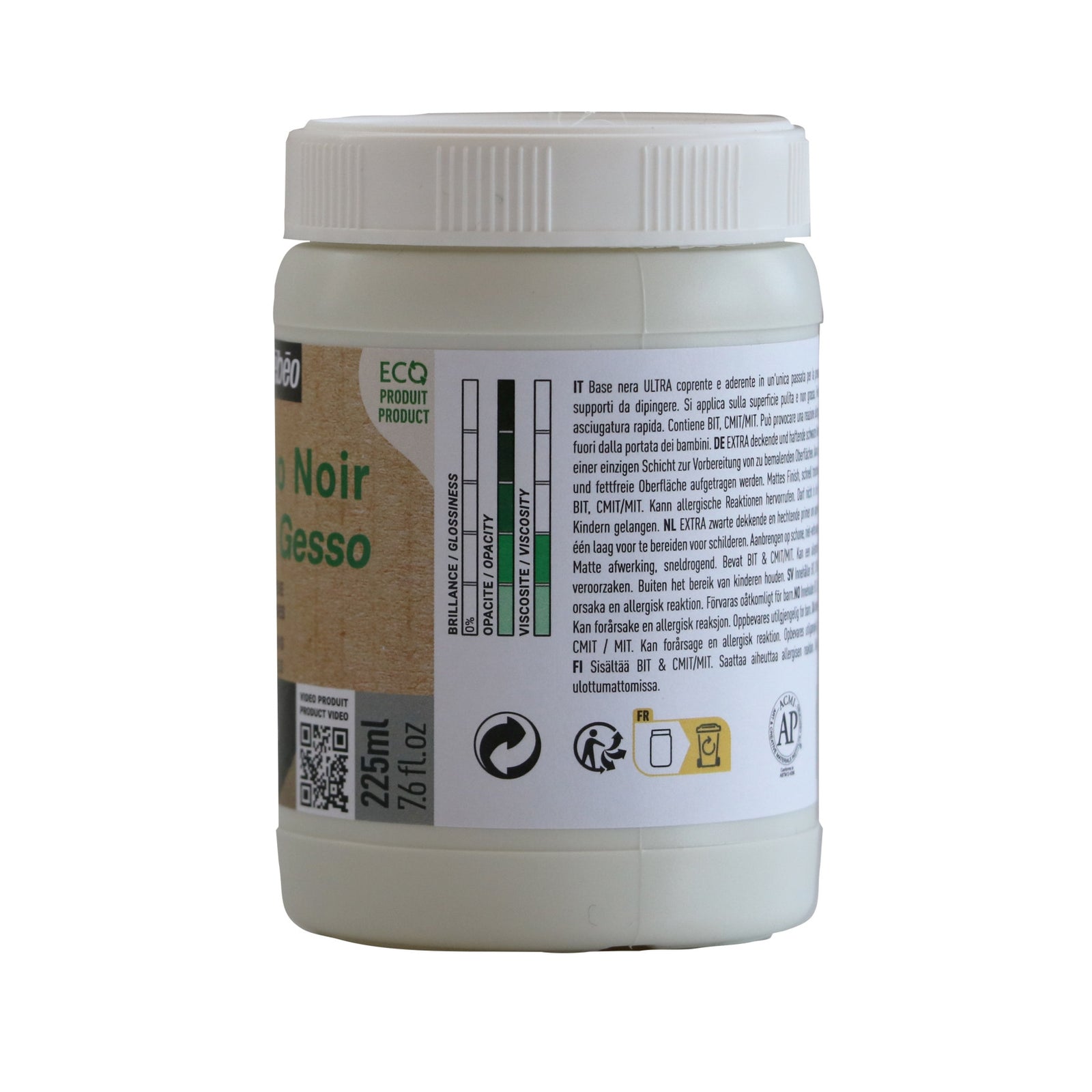 Pebeo Studio μαύρο gesso 225 ml