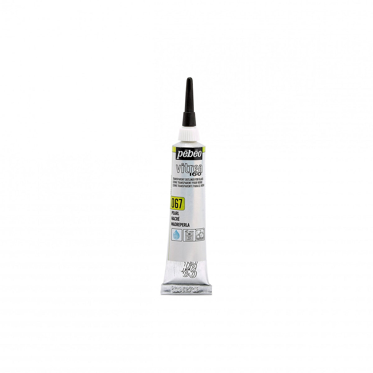 Pebeo Vitrea 160 περίγραμμα γυαλιού 20 ml – Πέρλα