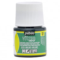 Χρώμα βιτρό για γυαλί Pebeo Vitrea 160 γυαλιστερό 45 ml – Σμαραγδί