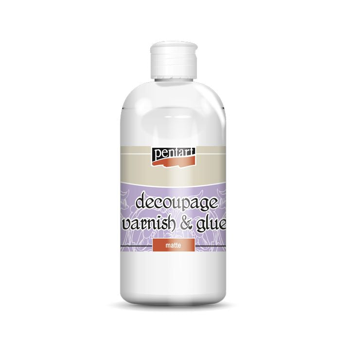 Pentart Ματ βερνίκι και κόλλα ντεκουπάζ 500 ml