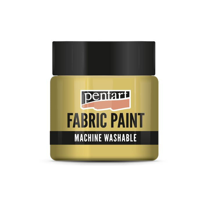 Pentart Μεταλλική υφασμάτινη μπογιά 50 ml | Διάφορες αποχρώσεις