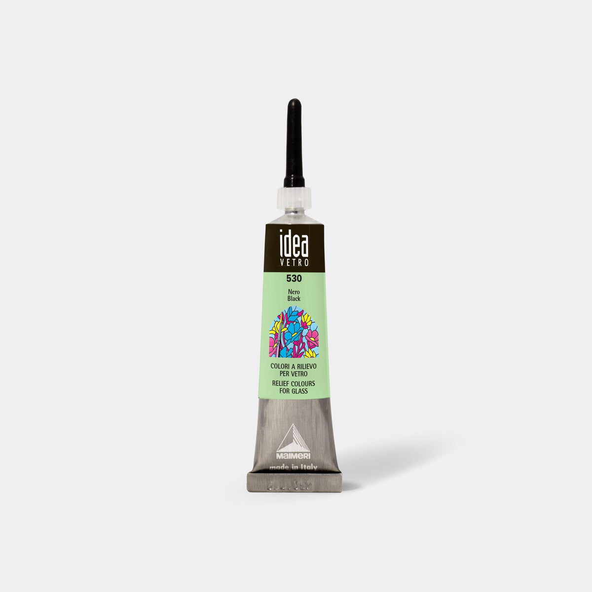 Περίγραμμα MAIMERI Vetro Rilievo - 20 ml – Μαύρο