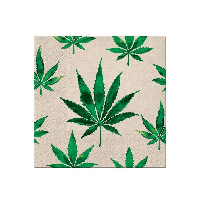 Πετσέτες ντεκουπάζ - Marihuana - 1τμχ