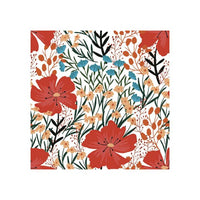 Πετσέτες ντεκουπάζ - Poppy and Wild Flowers - 1τμχ