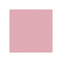 Πετσέτες ντεκουπάζ - White Dots on Pink - 1τμχ