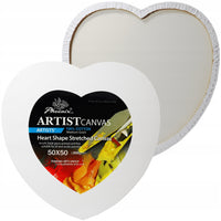 Phoenix καμβάς ζωγραφικής σε σχήμα καρδιάς, 350 g/m², 20–50 cm – 50