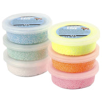 Πηλός μοντελοποίησης Foam Clay pastel glitter 6 x 14g