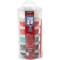 Πηλός μοντελοποίησης Silk Clay Χριστούγεννα 6 x 14 g