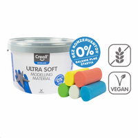 Πλαστελίνη Creall Ultra soft, 5 g, κυπελλάκι, διάφορα χρώματα – × 220