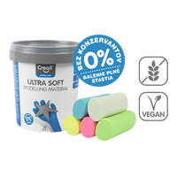 Πλαστελίνη Creall Ultra soft, 5 g, κυπελλάκι, διάφορα χρώματα – × 60 παστέλ