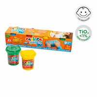 Πλαστελίνη μοντελισμού Carioca Baby Do 1+, 150 g, διάφορα χρώματα – 4 ×