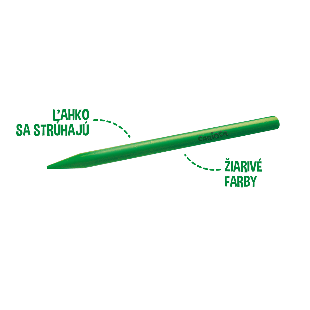 Πλαστικές κηρομπογιές Carioca Plastello - 12 τεμ