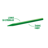 Πλαστικές κηρομπογιές Carioca Plastello - 12 τεμ