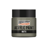 Ακρυλικο χρώμα ματ - 50 ml – γκρι της λάσπης