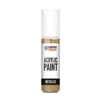 Ακρυλικό χρώμα metallic - 20 ml – αντικέ χρυσό