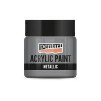 Μεταλλικό ακρυλικό χρώμα - 50 ml – Μολυβί