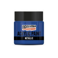 Μεταλλικό ακρυλικό χρώμα - 50 ml – Μπλε