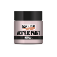Μεταλλικό ακρυλικό χρώμα - 50 ml – Ροζ