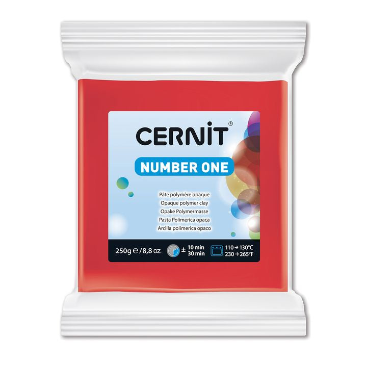 Πολυμερές CERNIT NUMBER ONE 250 g – Κόκκινο