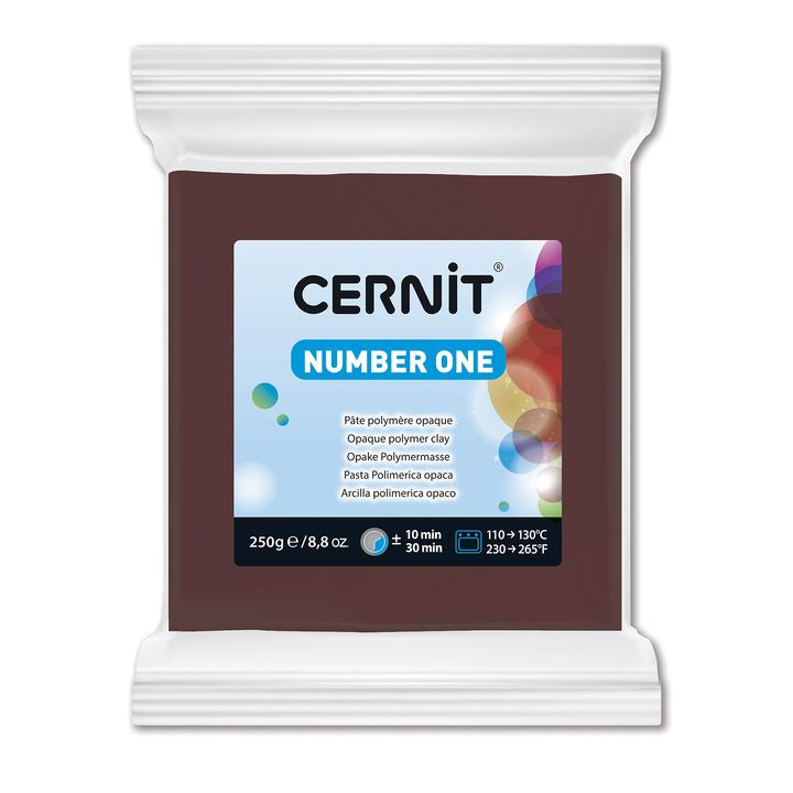 Πολυμερές CERNIT NUMBER ONE 250 g – καφέ