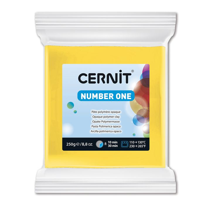 Πολυμερές CERNIT NUMBER ONE 250 g – Κίτρινο