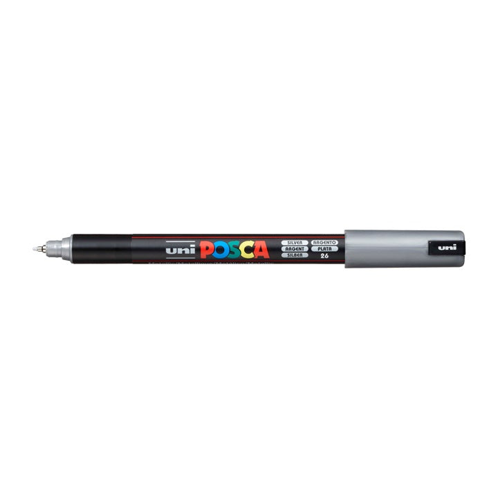 Δείκτης UNI POSCA PC-1MR 0.7 MM – ασημένιο (26)