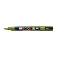 Δείκτης UNI POSCA PC-3M 0.9 - 1.3 MM – πράσινο χακί (7)