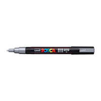 Δείκτης UNI POSCA PC-3M 0.9 - 1.3 MM – ασημένιο (26)