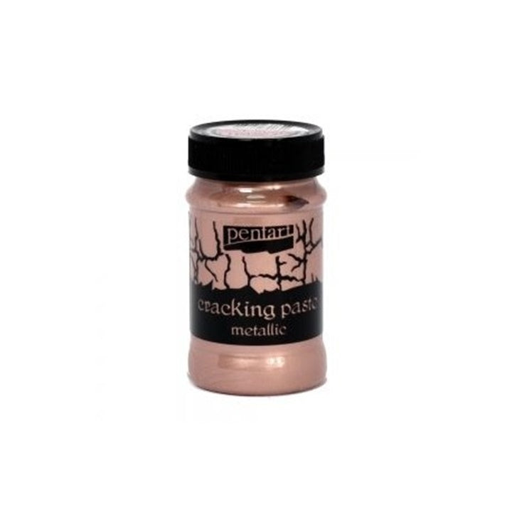 Πάστα κρακελέ μεταλλική Pentart 100 ml – Rose Gold