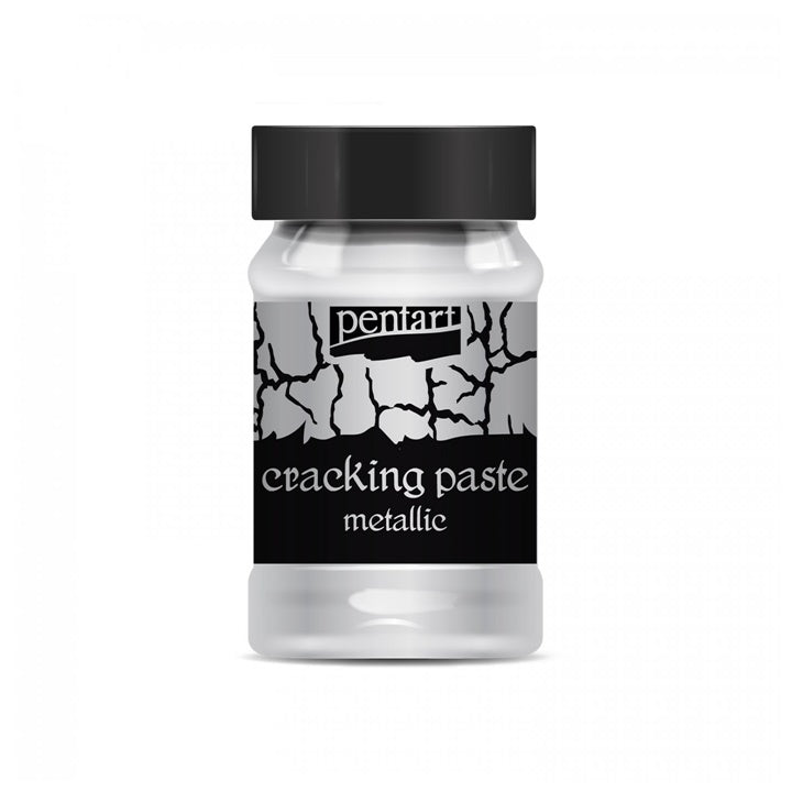 Πάστα κρακελέ μεταλλική Pentart 100 ml – Silver